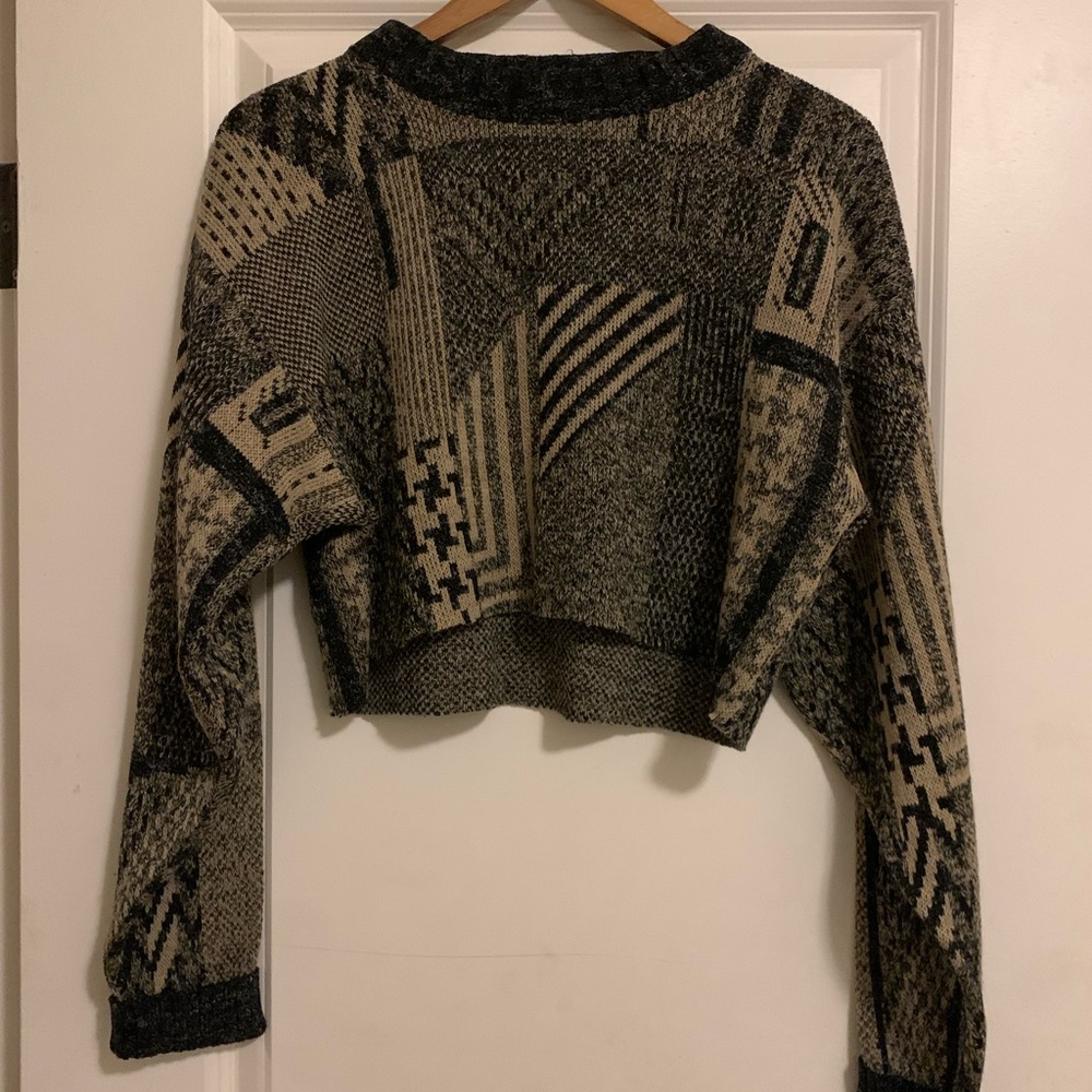 Vintage Crop Sweater